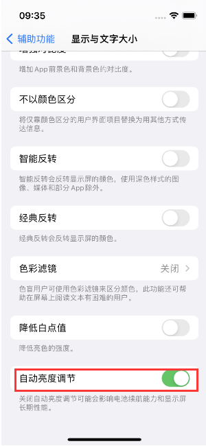 镜铁区苹果15维修店分享iPhone 15 Pro系列屏幕亮度 